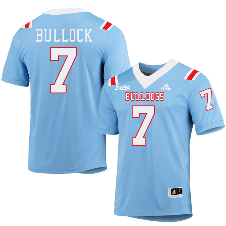 Evan Bullock Louisiana Tech Jersey,LA Tech Bulldogs Football Jerseys,Uniforms,Gears-Light Blue